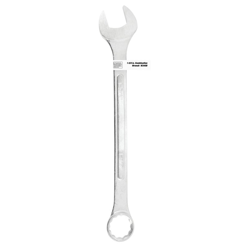 Performance Tool W345B 12-Point Combo Wrench with Satin Chrome Finish 1-5/8-Inch Combo Wrench - Image 4
